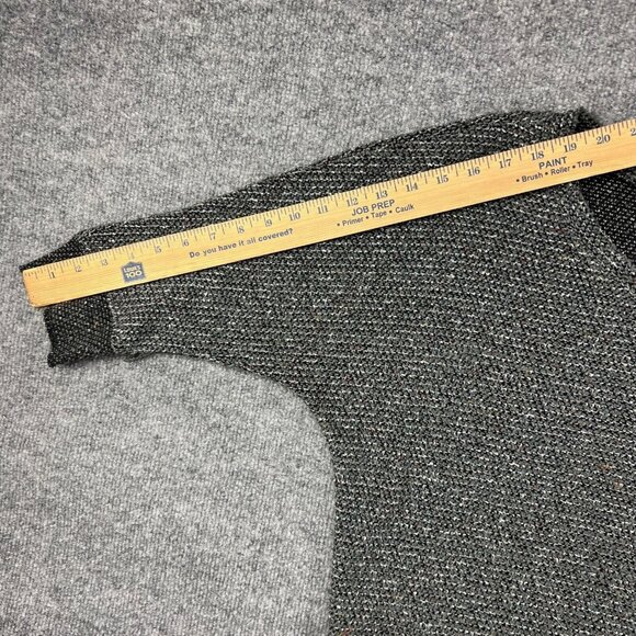 Kut From The Kloth Sweater Women's Small Gray V Neck 3/4 Sleeve High Low Hem - Picture 5 of 8